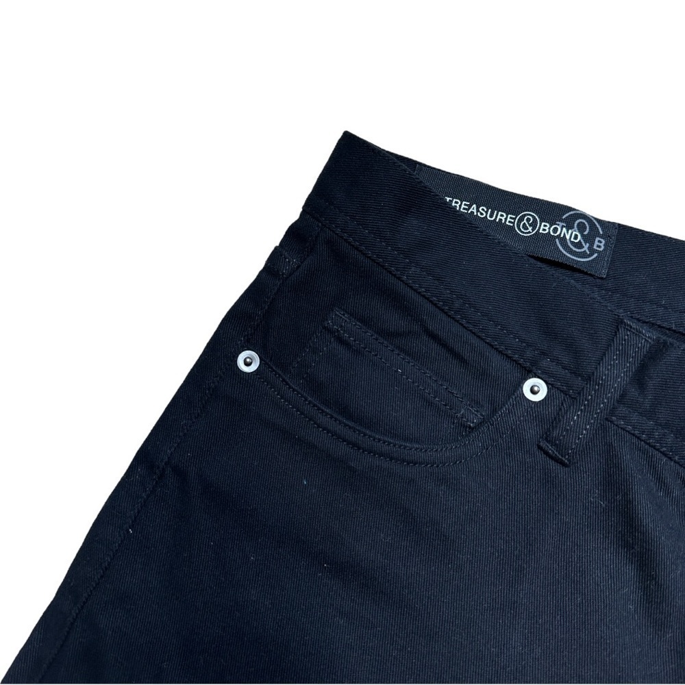 Treasure & Bond Men’s Black Slim Fit Cutoff Shorts US 31W - Picture 3 of 9